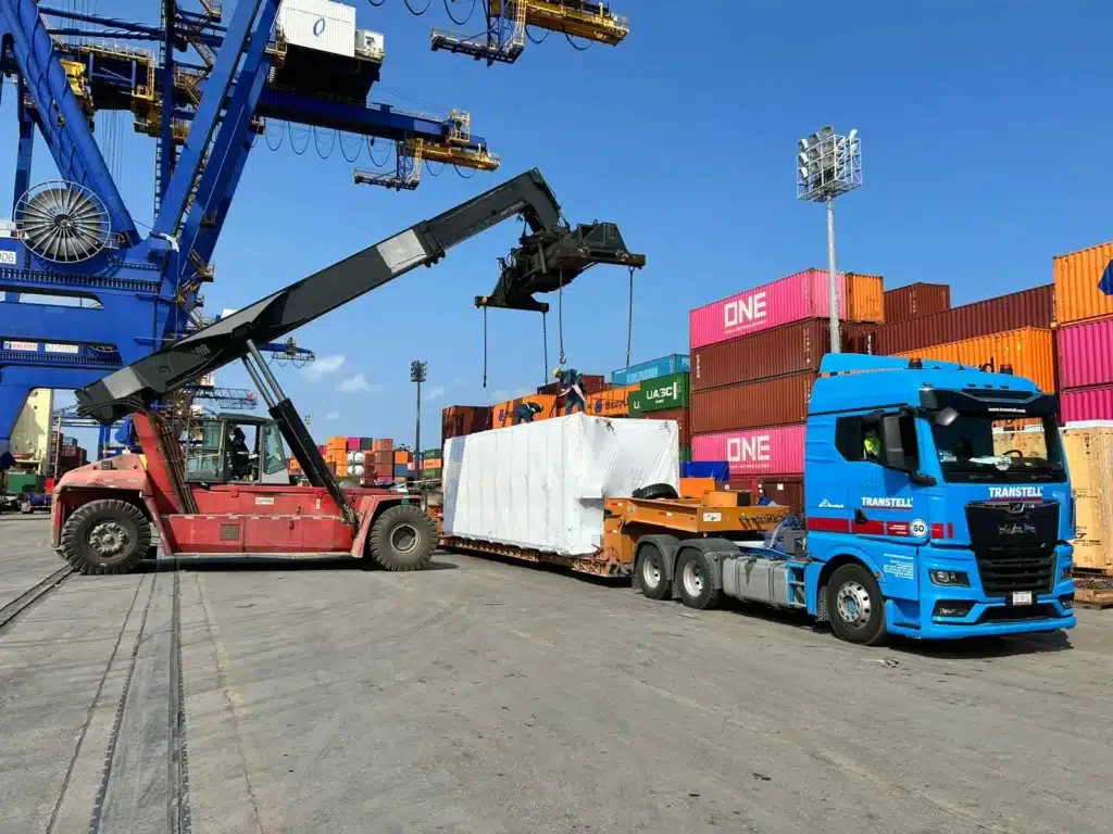 Transporte internacional de horno industrial desde España hasta México