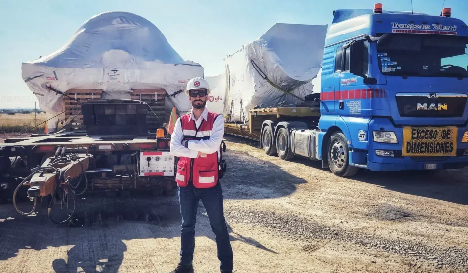 Transporte internacional de horno industrial desde España hasta México